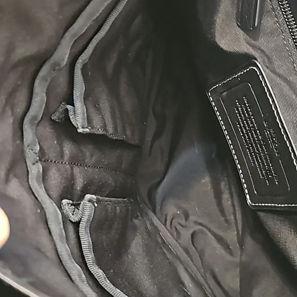 COACH HERITAGE WEB‎ LEATHER MESSENGER  F70556